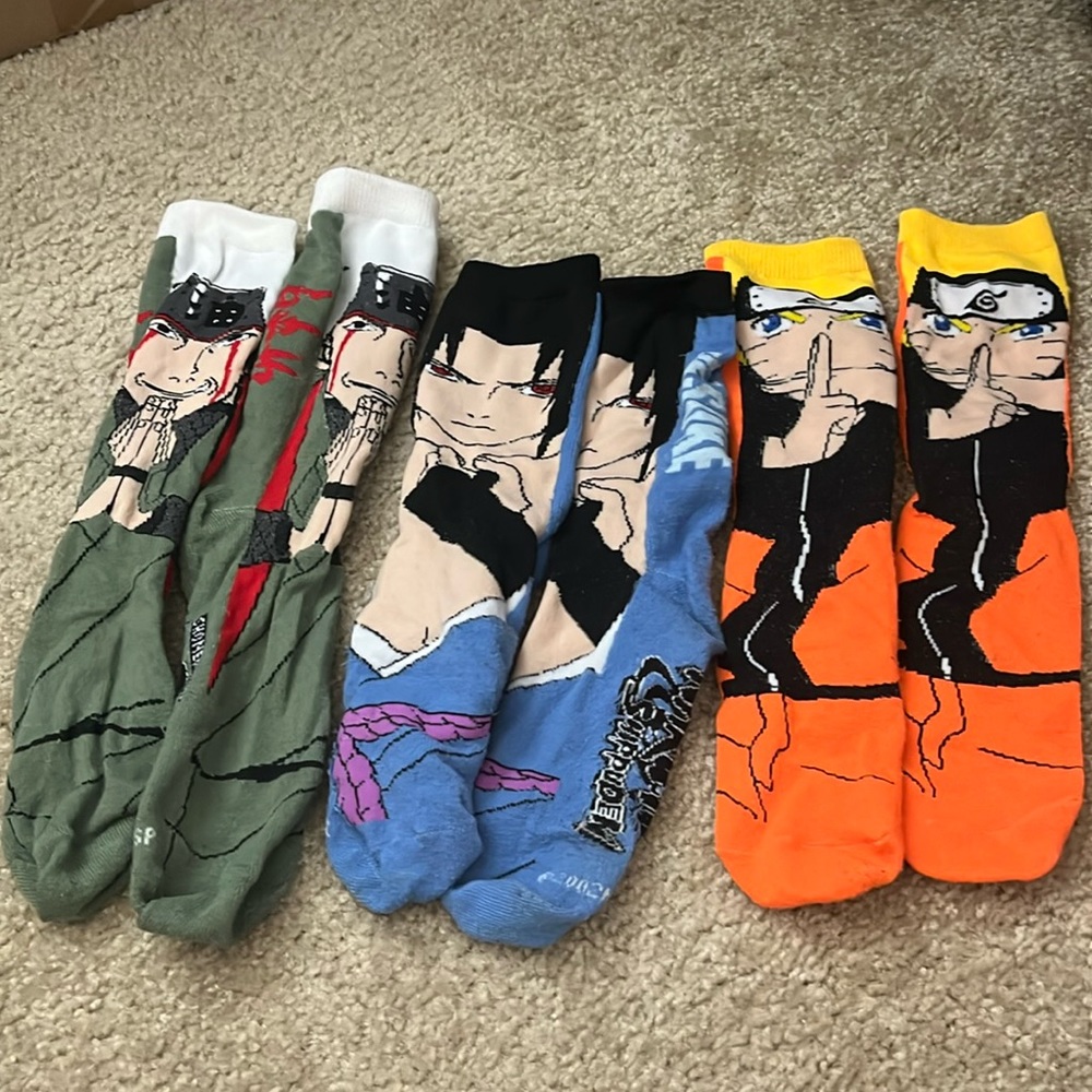 Naruto Shippuden socks